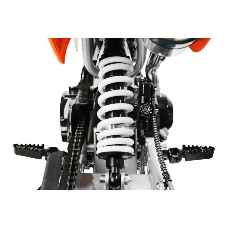 Moto cross 125cc Manuel 4 temps 17/14 Sprint orange