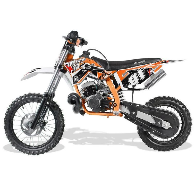 Moto cross automatique 50cc Sporty 14/12 3,5cv Kick starter orange - Photo n°2