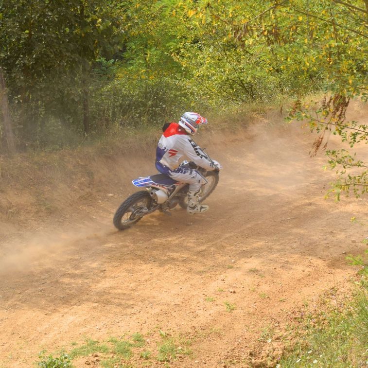Moto cross Racing 250cc Xtrm 21/18 manuel 4 temps bleu - Photo n°6