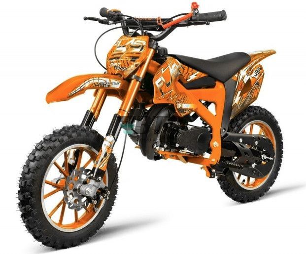 Moto enfant 49cc flash 10/10 orange - 50 km/h - Photo n°2