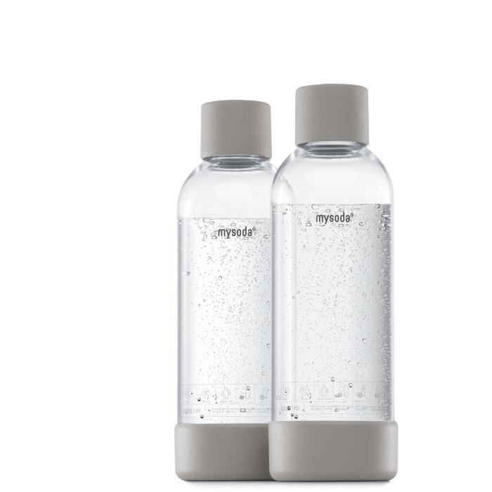 MYSODA - Pack de 2 bouteilles Dove PET et Biocomposite 1L - Photo n°1