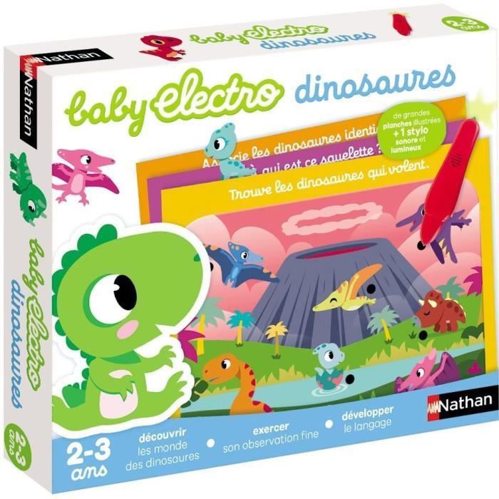 Nathan Baby Electro - Dinosaures, jeu éléctronique - Photo n°3
