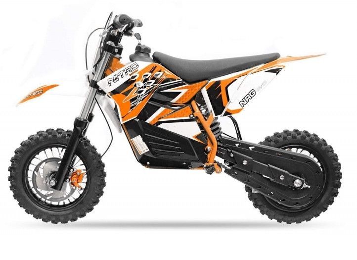 NRG 800W orange 10/10 pouces Moto cross électrique - Photo n°1