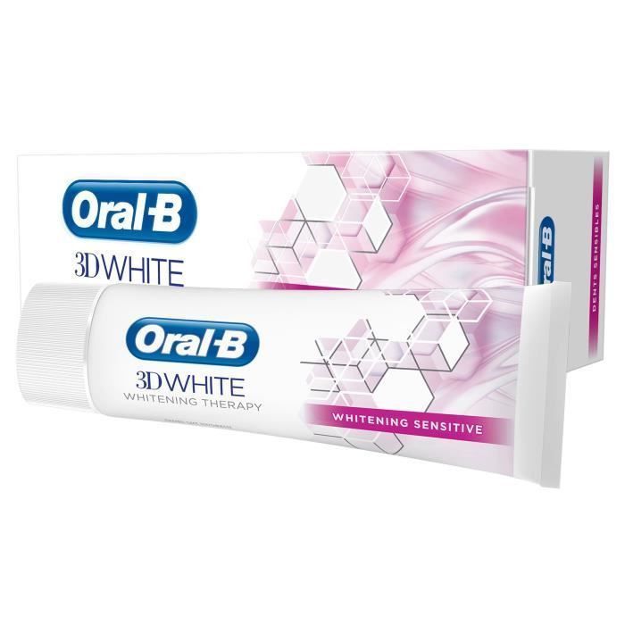 ORAL-B Dentifrice Whitening Therapy Dents Sensibles - 75 ml - Photo n°1
