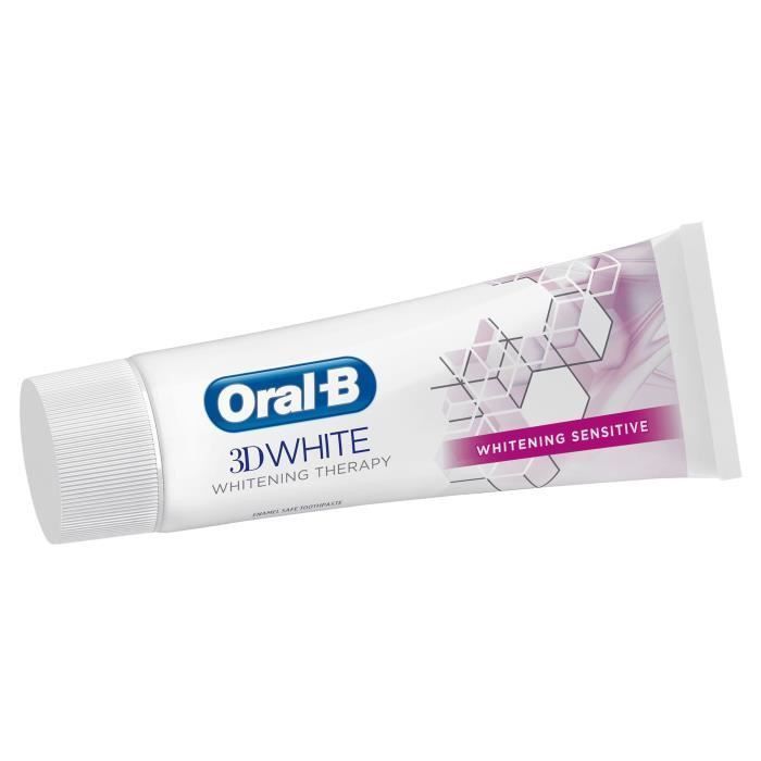 ORAL-B Dentifrice Whitening Therapy Dents Sensibles - 75 ml - Photo n°2