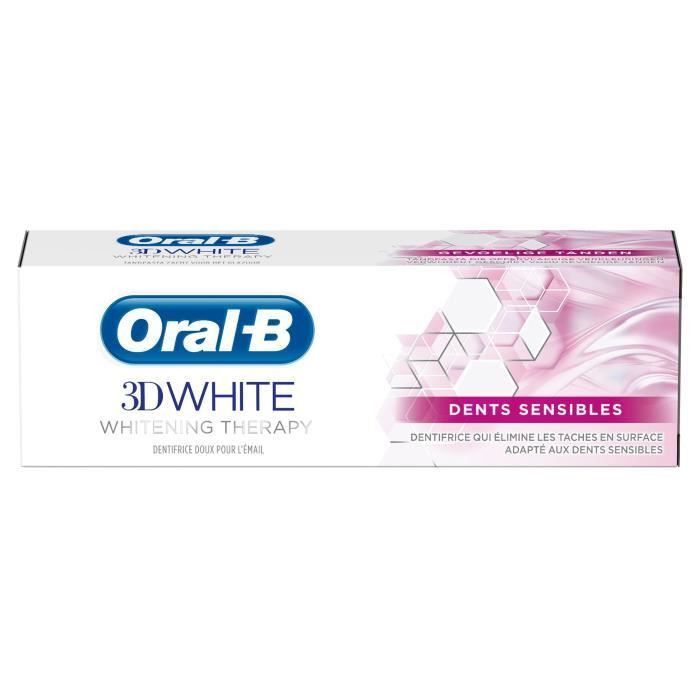 ORAL-B Dentifrice Whitening Therapy Dents Sensibles - 75 ml - Photo n°3