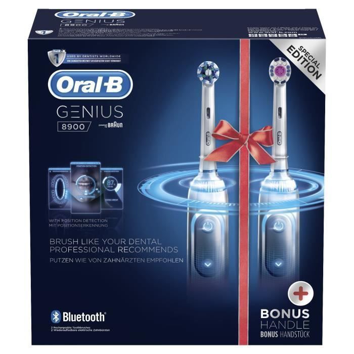 Oral-B Genius 8900 Brosse a Dents Électrique x2 - Photo n°2
