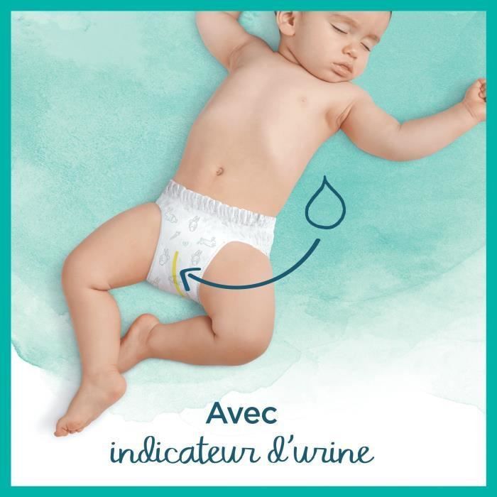 PAMPERS 58 Couches-Culottes Harmonie Nappy Pants Taille 4 - Photo n°2