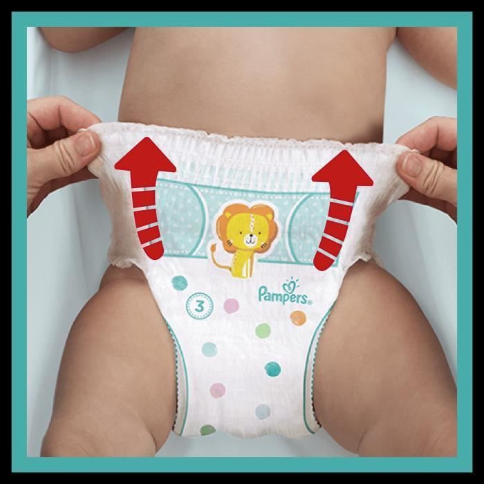 Pampers Baby-Dry Pants Couches-Culottes Taille 3, 46 Culottes - Photo n°4