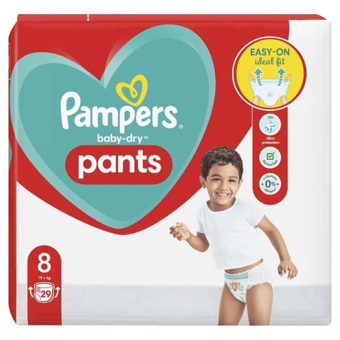 PAMPERS Baby-Dry Pants Taille 8 - 29 Couches-culottes - Photo n°6