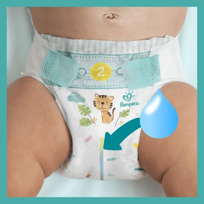 Pampers Baby-Dry Taille 2, 120 Couches - Photo n°6