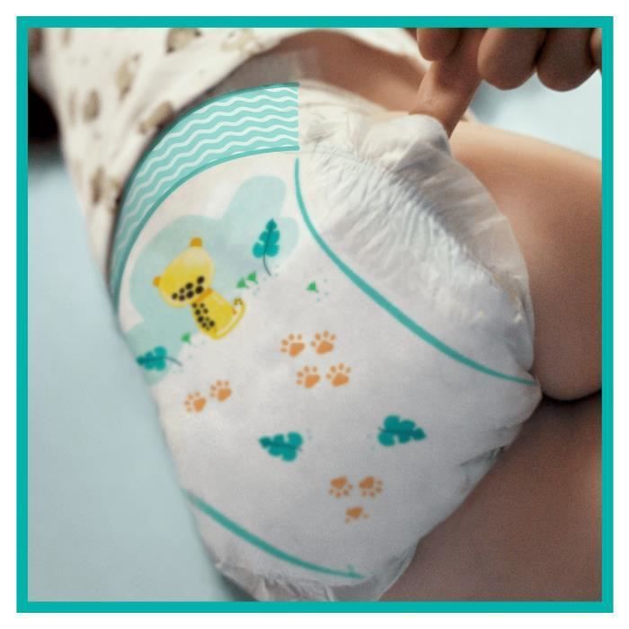 PAMPERS Baby-Dry Taille 4+ - 86 Couches - Photo n°6