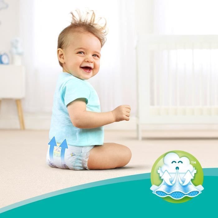 PAMPERS Baby Dry Taille 6 - des 15 kg - 124 couches - Format pack 1 mois - Photo n°2