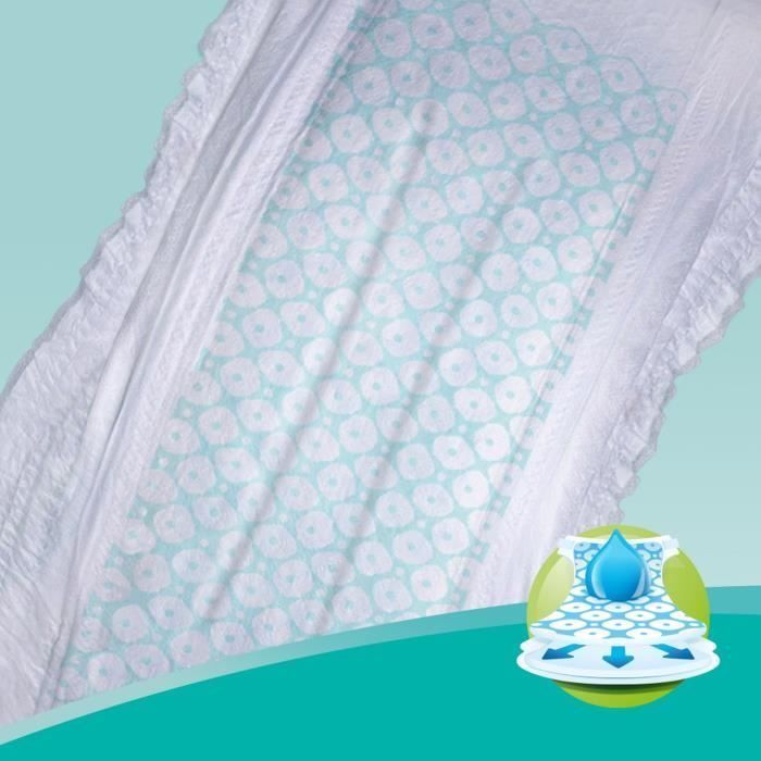 PAMPERS Baby Dry Taille 6 - des 15 kg - 124 couches - Format pack 1 mois - Photo n°3