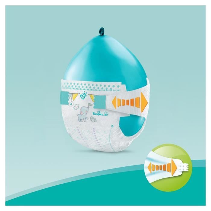 PAMPERS Baby Dry Taille 6 - des 15 kg - 124 couches - Format pack 1 mois - Photo n°5