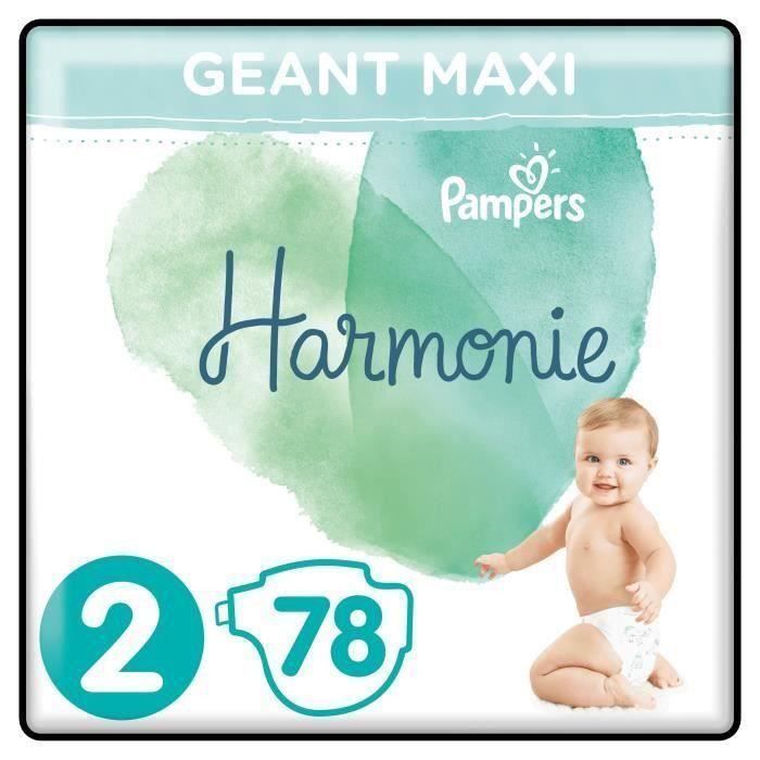 Pampers Harmonie Taille 2, 78 Couches - Photo n°1