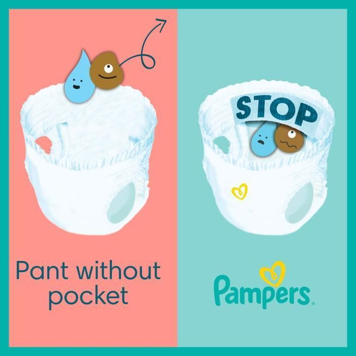 PAMPERS Premium Protection Pants Taille 4 - 18 Couches-culottes - Photo n°6