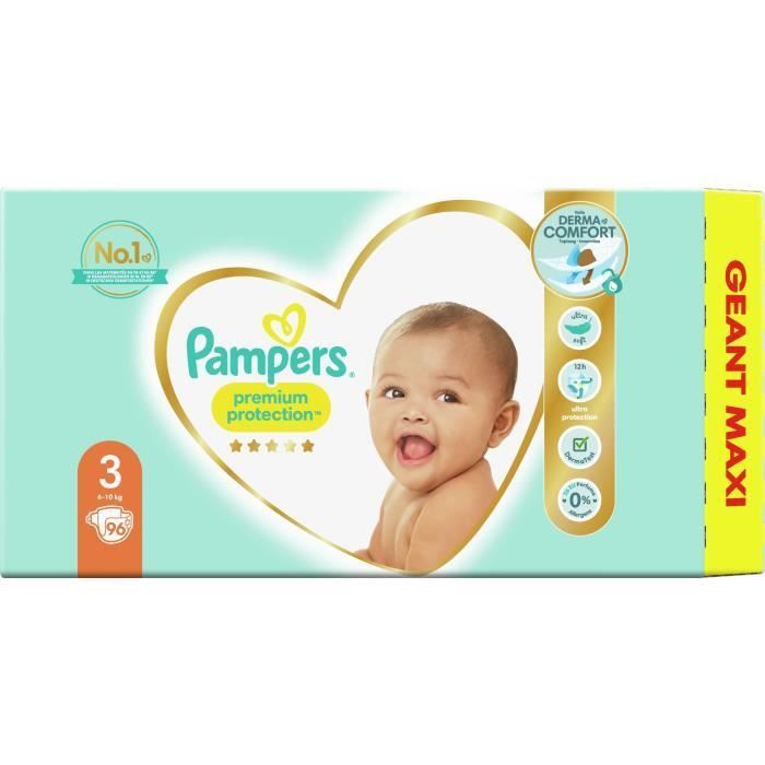 PAMPERS Premium Protection Taille 3 - 96 couches - Photo n°2