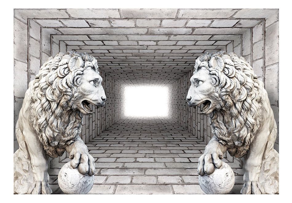 Papier peint Lions de pierre - Photo n°2