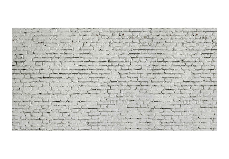 Papier peint XXL Mur blanc esprit briques à l'état pur - Photo n°2