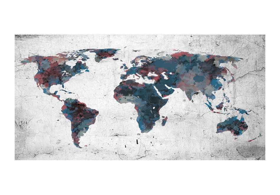 Papier peint XXL World map on the wall - Photo n°2
