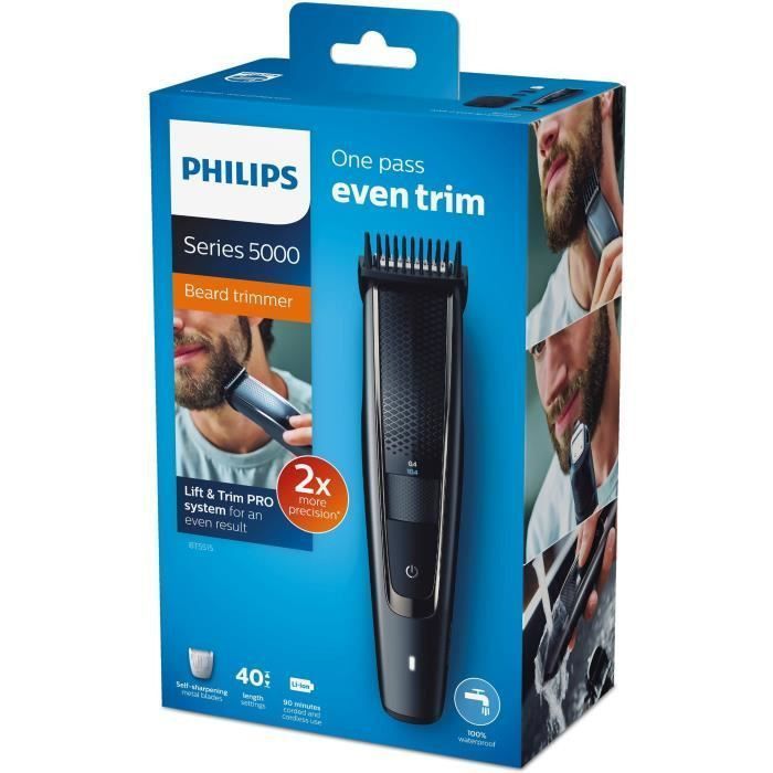 Philips BT5515/15 Tondeuse barbe Series 5000 - 40 hauteurs de coupe - Photo n°5