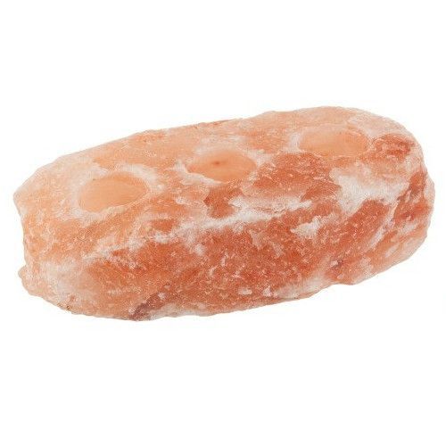 Photophore pierre de sel orange Uchi 22 cm - Photo n°2