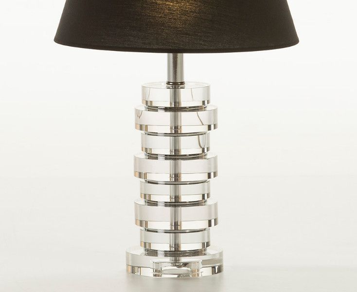 Pied de lampe acrylique et métal Vego - Photo n°1