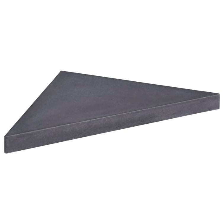 Plaque de poids de parasol Noir Granite Carré 15 kg - Photo n°3