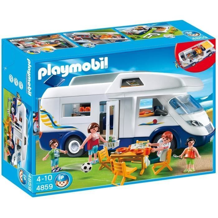 Playmobil 4859 Grand Camping Car Familial - Photo n°1