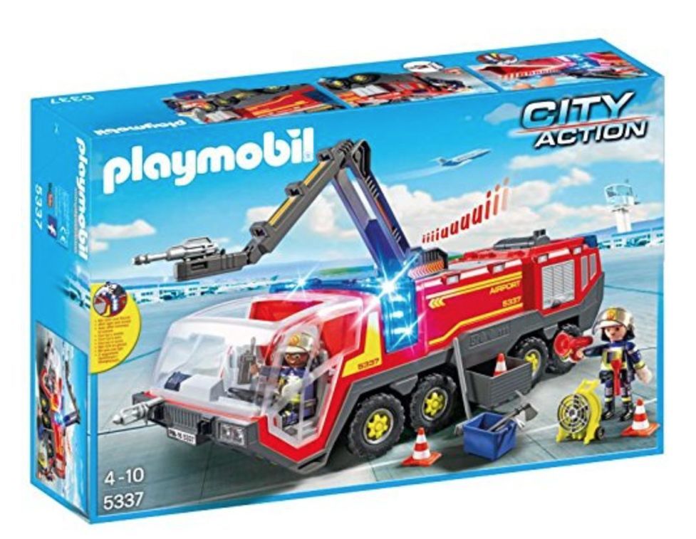 Playmobil 5337 Pompiers avec véhicule aéroportuaire - Photo n°1