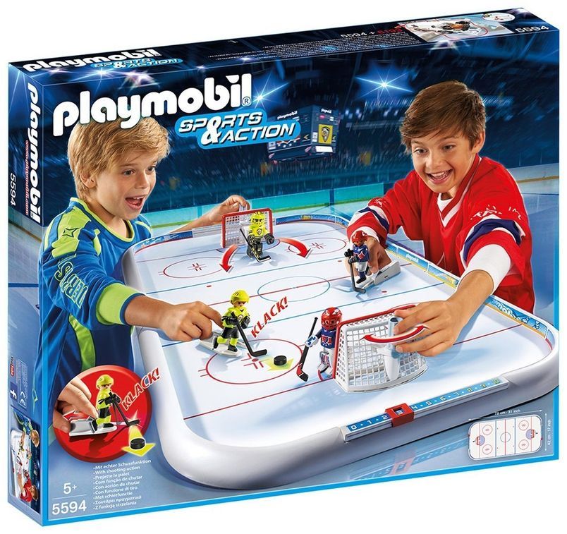Playmobil 5594 Stade de hockey sur glace - Photo n°1