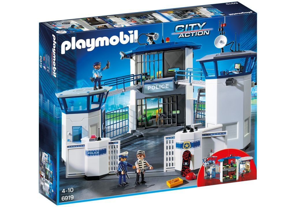 Playmobil 6919 Commissariat de police avec prison - Photo n°1