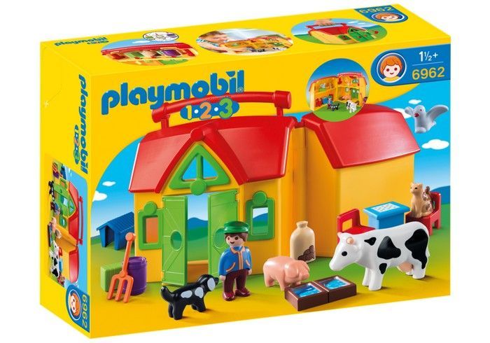 Playmobil 6962 Ferme transportable avec animaux - Photo n°1