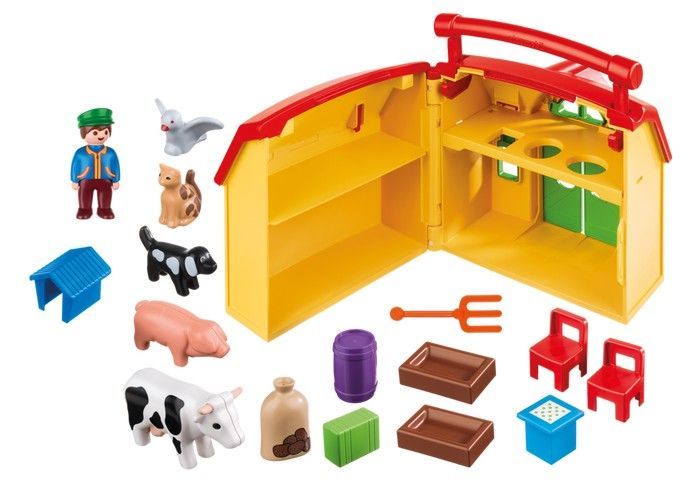 Playmobil 6962 Ferme transportable avec animaux - Photo n°2