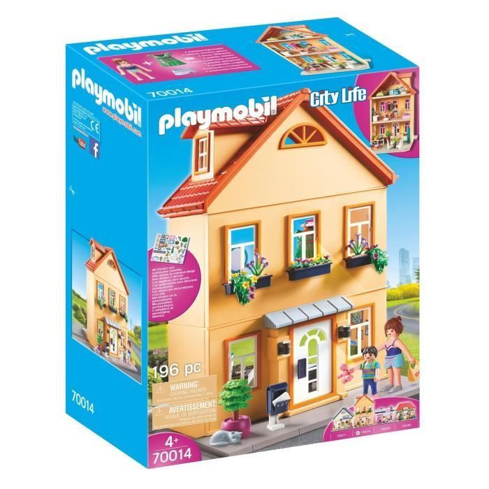 Maison moderne playmobil plus 4 pièces et jardin - Playmobil