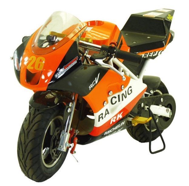 Pocket piste Racing 50cc orange - Photo n°1