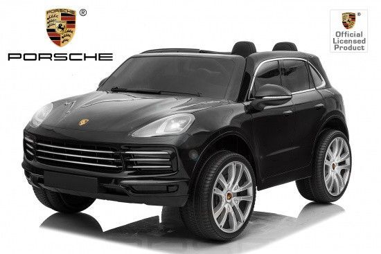 Porsche Cayenne S noir Voiture électrique 2 places enfant - Photo n°1