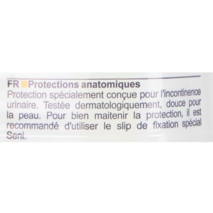 Protections anatomiques pour fuites urinaires SENI San Normal - Incontinence modérée - Lot de 30 - Photo n°3