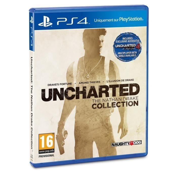 PS4 500 Go Noire + Uncharted Collection + PS + 3 mois + Inclut un accès la Beta d'Uncharted 4 - Photo n°3