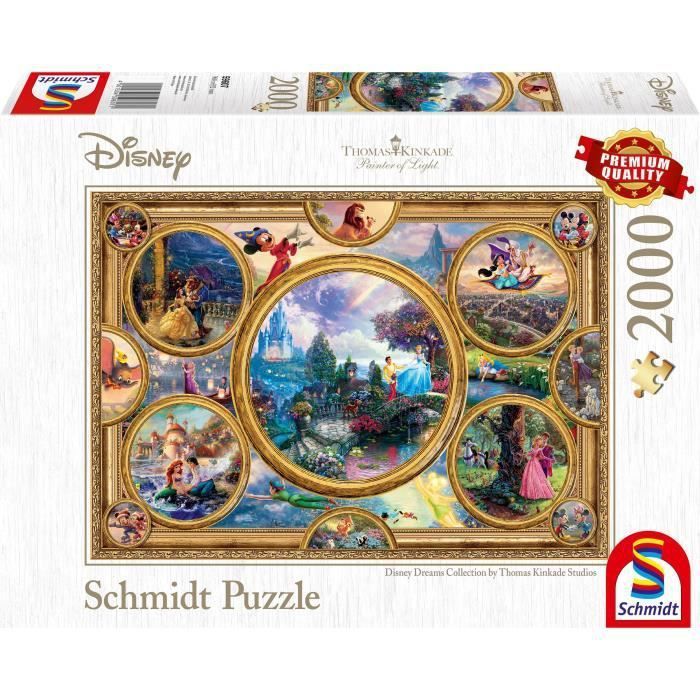 Puzzle Disney Dreams Collection, 2000 pcs - Photo n°1