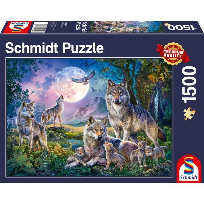 Puzzle Loups, 1500 pcs - Photo n°1