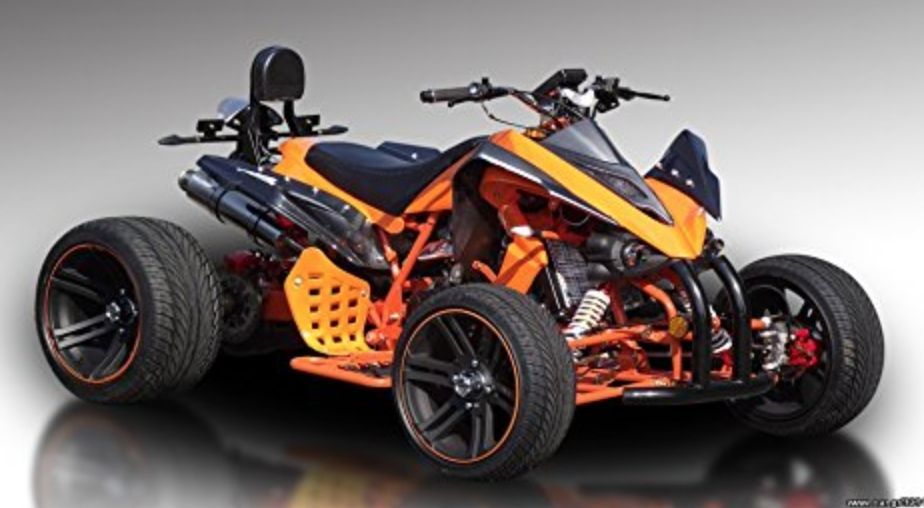Quad Homologué 250cc Speedbird Street Racer RS 14SP Orange - Photo n°2