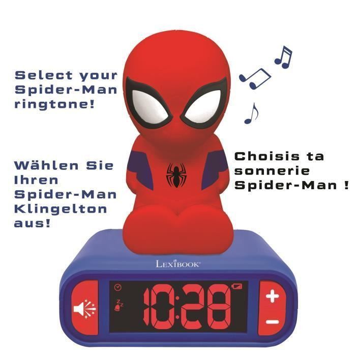 Radio Réveil Veilleuse Spider-Man - Photo n°3