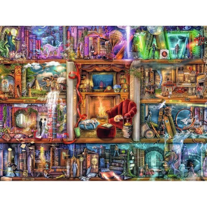 Ravensburger - Puzzle 1500 pieces - La grande bibliotheque - Photo n°1