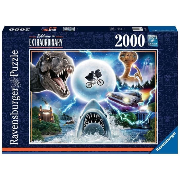 Ravensburger - Puzzle 2000 pieces - Les films cultes d'Universal - Photo n°2