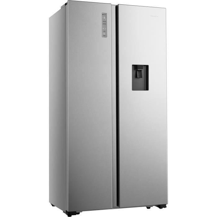 Réfrigérateur américain HISENSE - HSN519WIF - 2 portes - 519 L - l65 X L91 X 179 CM - Silver - Photo n°2