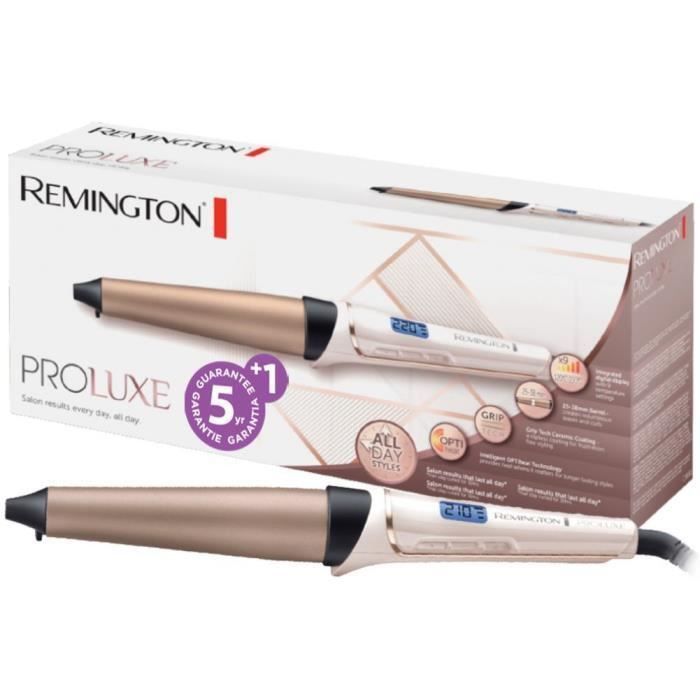 Remington CI91X1 Fer a boucler, Boucleur Conique Proluxe Advanced Ceramic Grip Tech, Technologie Intelligente de Température - Photo n°1
