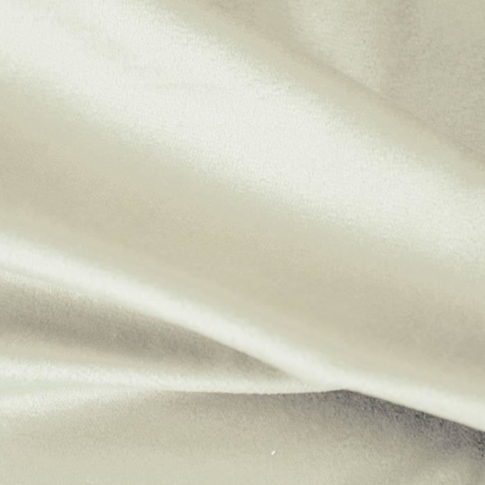 Rideau velours 100% Polyester - Beige clair 140x250 cm - Photo n°3