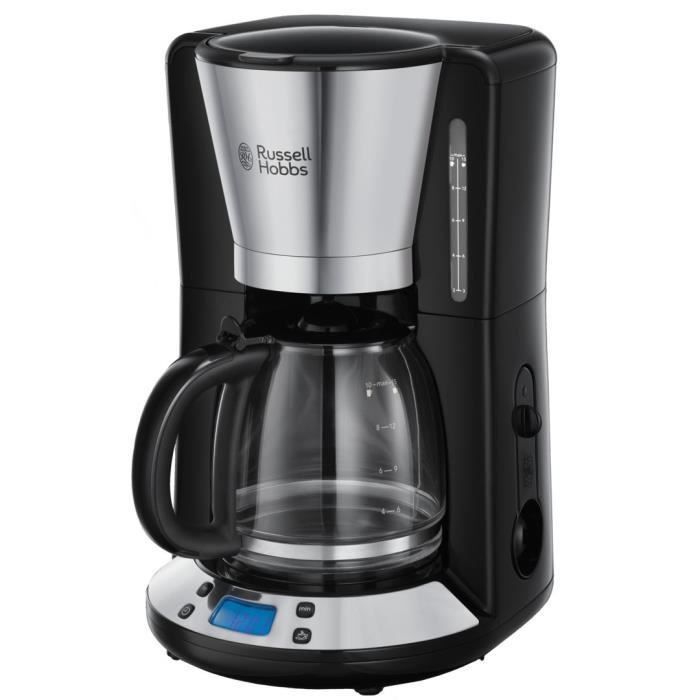 RUSSELL HOBBS 24030-56 - Cafetiere programmable Victory - 1100 W - Acier brillant - Photo n°1